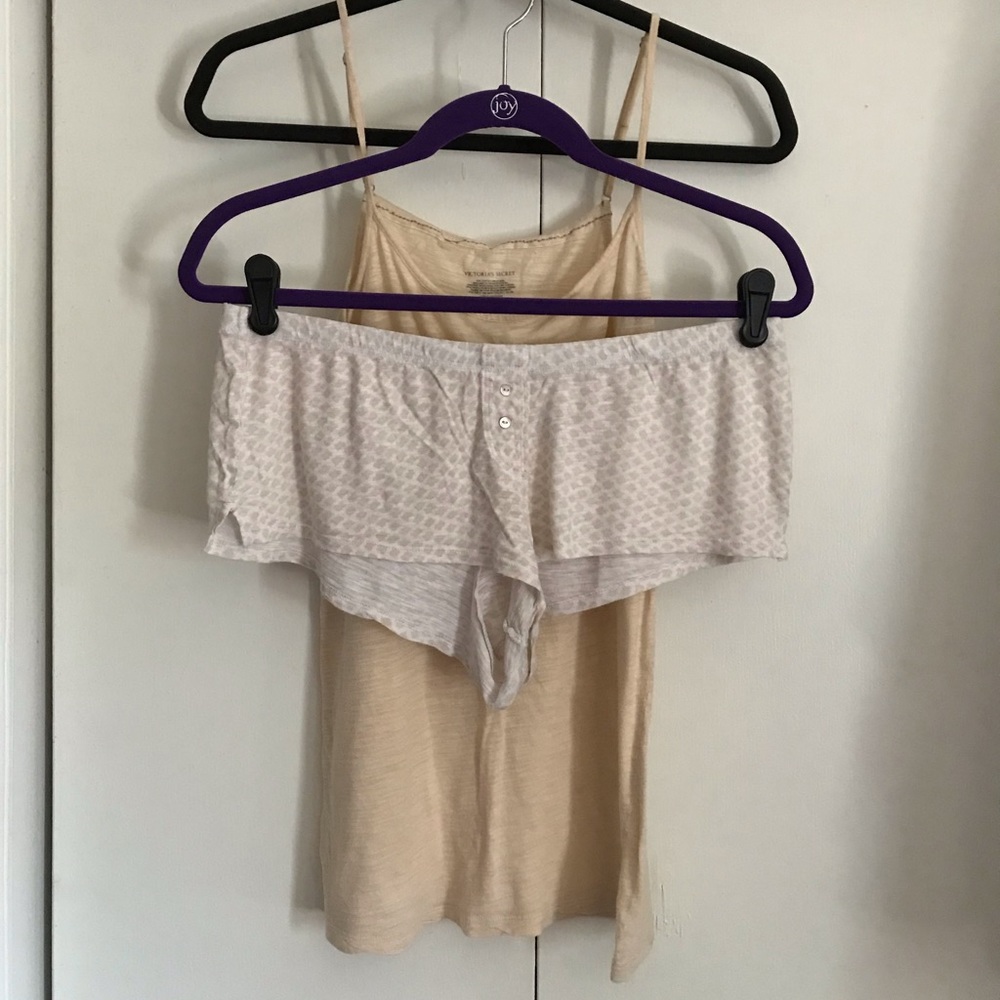 Victoria secret tank and short PJ set size small
